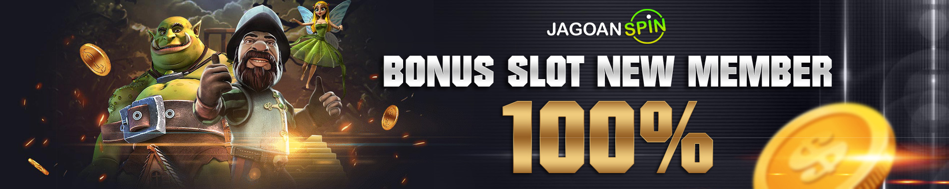 Bonus Slot New Member 100%
